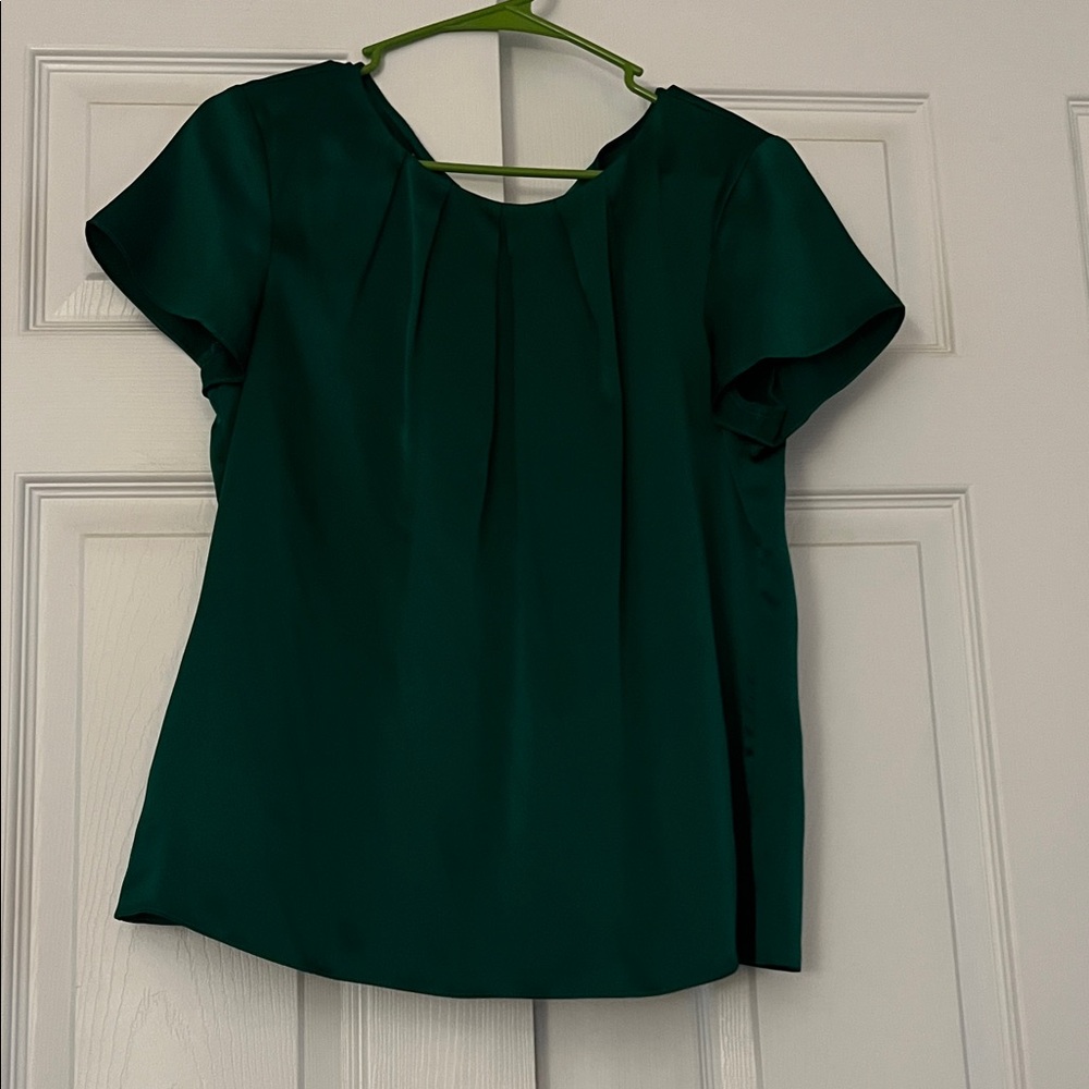 Talbots Dark Green Blouse